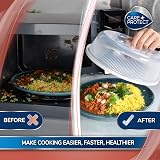 CARE + PROTECT Microwave Plate Cover BPA Free 26.2 cm White view 2