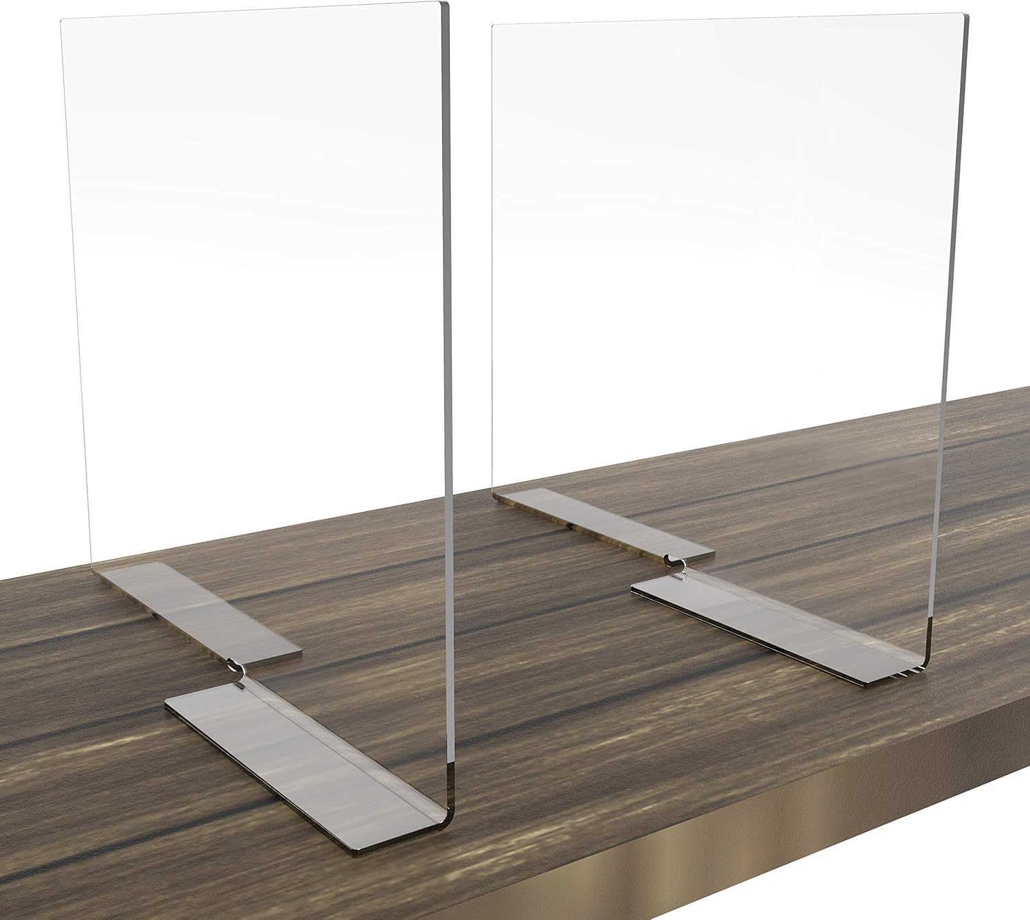 Shelf Dividers for Closets, 2 Pack Clear Acrylic Shelf Dividers for Wood Closet