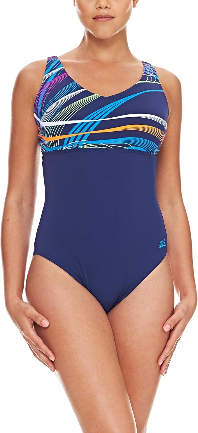 zoggs clipback swimsuit