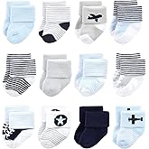 Luvable Friends Unisex Baby Newborn and Baby Terry Socks