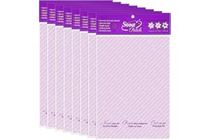 Watersay 8 Pack Scout Badges Patches Adhesive Cut to Fit Freestyle Double Sided Scout Patches Magic Adhesive Washable Sticker