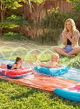 Sloosh Shark 22.5ft Water Slide with 2 Boards Double Lane Sprinklers view 8