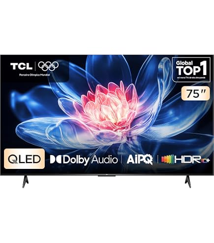 Smart TV TCL 75 Polegadas QD-Mini LED 4K A400M WiFi Bluetooth