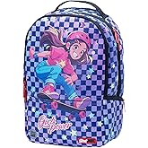 streetart Graffiti Backpack Designer Travel Daypack 15.6" Laptop Lightweight Multi Compartment Storage Adult backpack (Skateboard Girl)