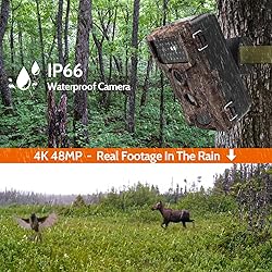 NEW VIEW 4K 48MP Trail Camera for Hunting, Game