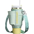 Stanley All Day Quencher Carry All for 40 oz Tumbler with Handle | Crossbody Bag with Phone Holder Pocket, Card Sleeve & Detachable Strap | Water Bottle Carrier Bag | BPA-Free |