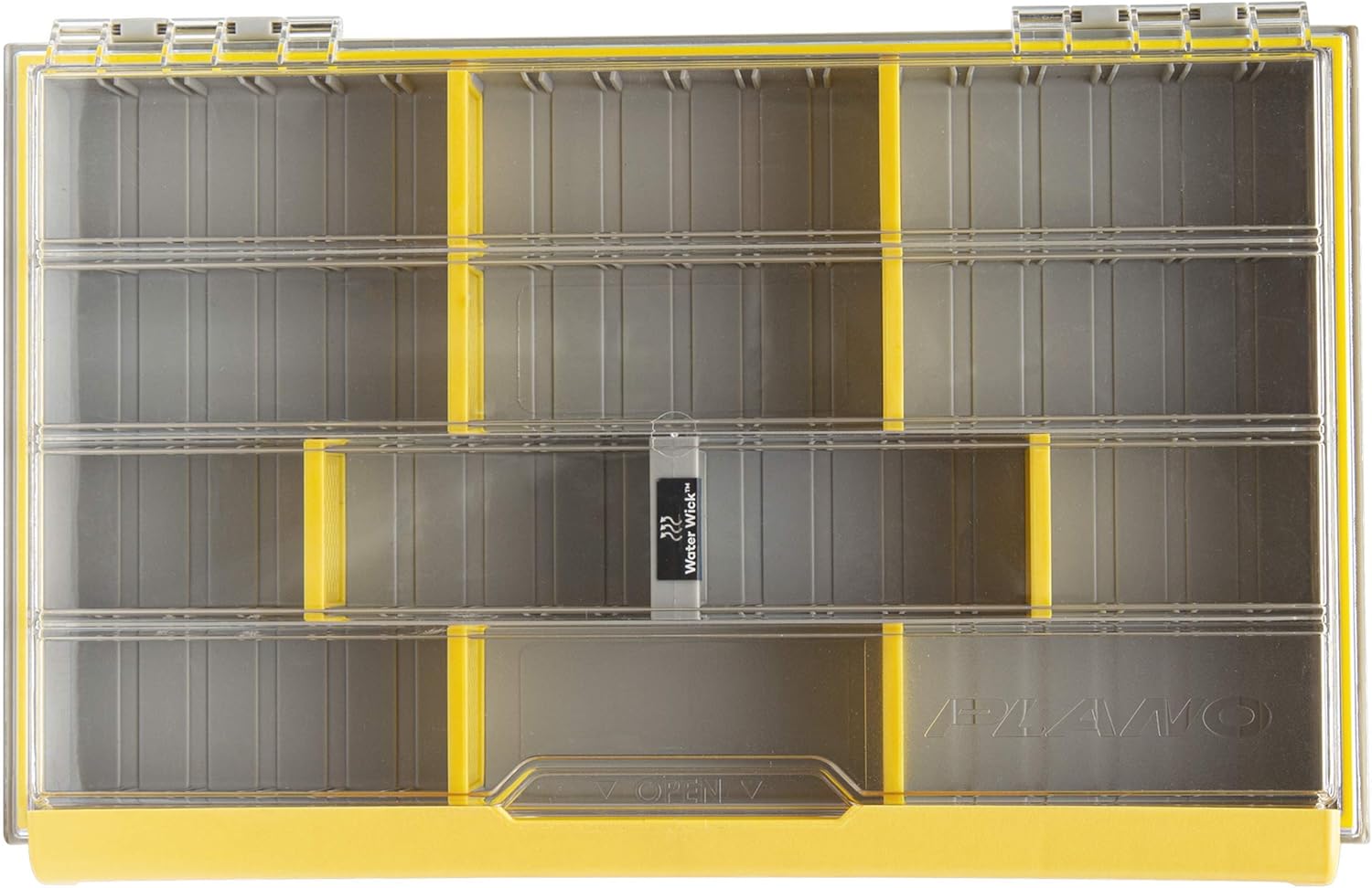 Plano Edge Professional 3700 Standard Tackle Storage | Premium Tackle Organization with Rust Prevention, Clear/Yellow: Sports & Outdoors