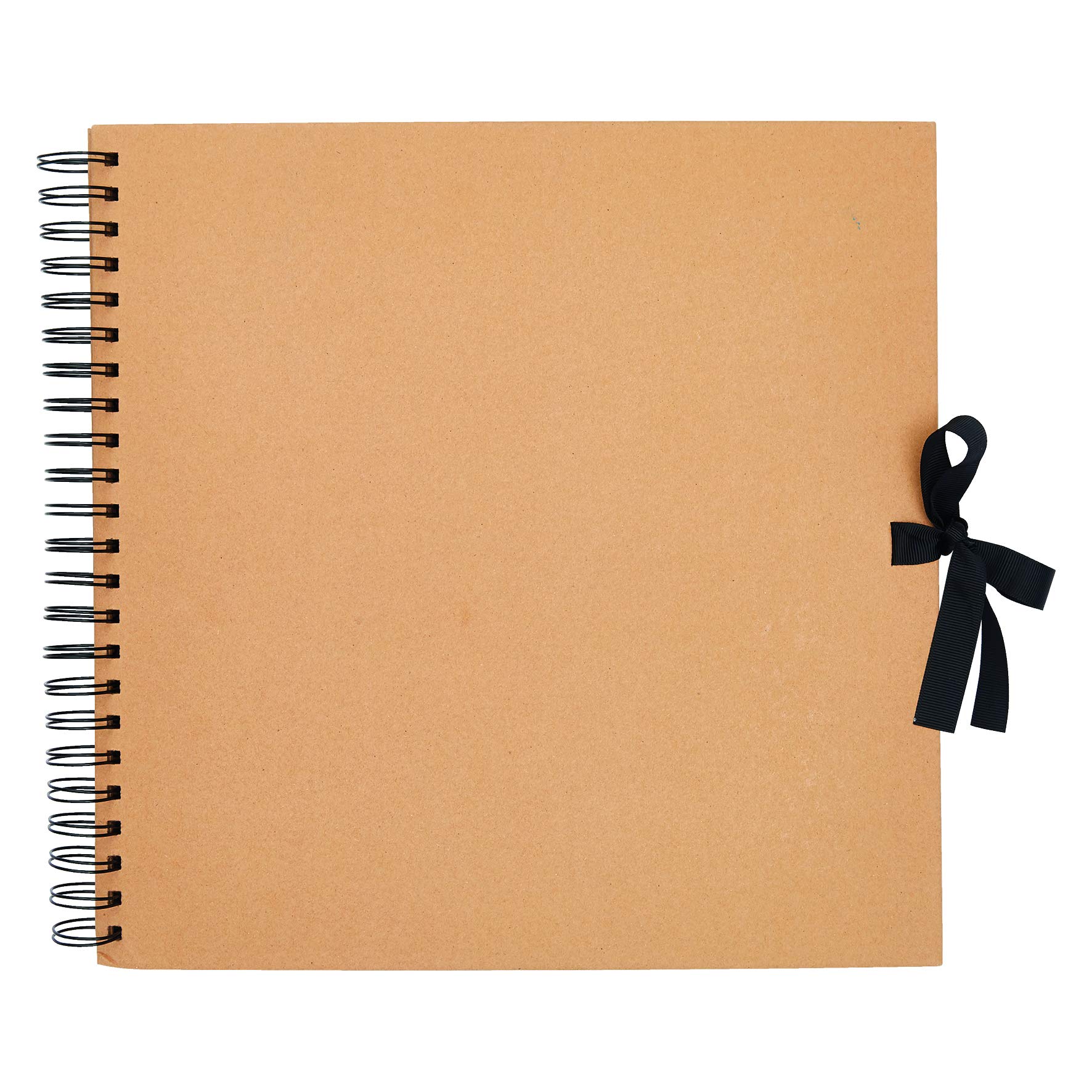 Papermania Scrapbook, Kraft, Brown, 12 x 12", 40 Sheets, Create Your Own Photo Album And Decorate With Scrapbook Accessories, Book For Home Memories, Add Photo Paper, Scrapbook Stickers