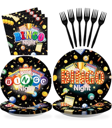 thumbnail image 2 of Sweet-Tops Personalised Edible BINGO Cake Topper – Round, Pink Icing – Birthday Decoration 2 of 3