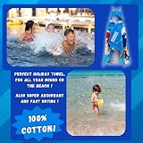 Sonic The Hedgehog Kids Hooded Towel 100% Cotton Absorbent Beachtowel Poncho view 3