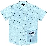 Molokai Surf Button Down Slim Fit Hawaiian Short Sleeve Shirts