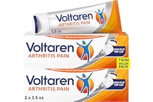 Voltaren Arthritis Pain Gel for Powerful Topical Arthritis Pain Relief - New Easy Open Cap - 100 g x 2
