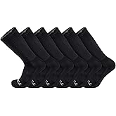 TCK Work & Athletic Crew Socks for Men & Women – Cushioned, Seamless Toe, Moisture Wicking Boot Sock, Supportive Arch