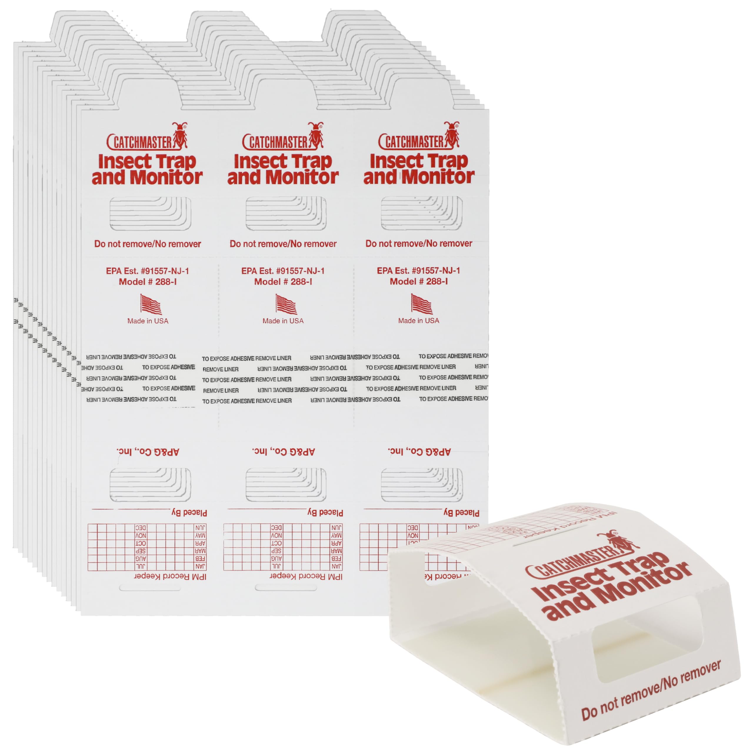 Photo 1 of Catchmaster Spider & Insect Glue Traps 45-Pk (15 Sheets), Adhesive Cockroach Killer Glue Boards, Cricket Sticky Traps, Indoor Roach Trap for Home, Garage & Shed, Pest Control for Home