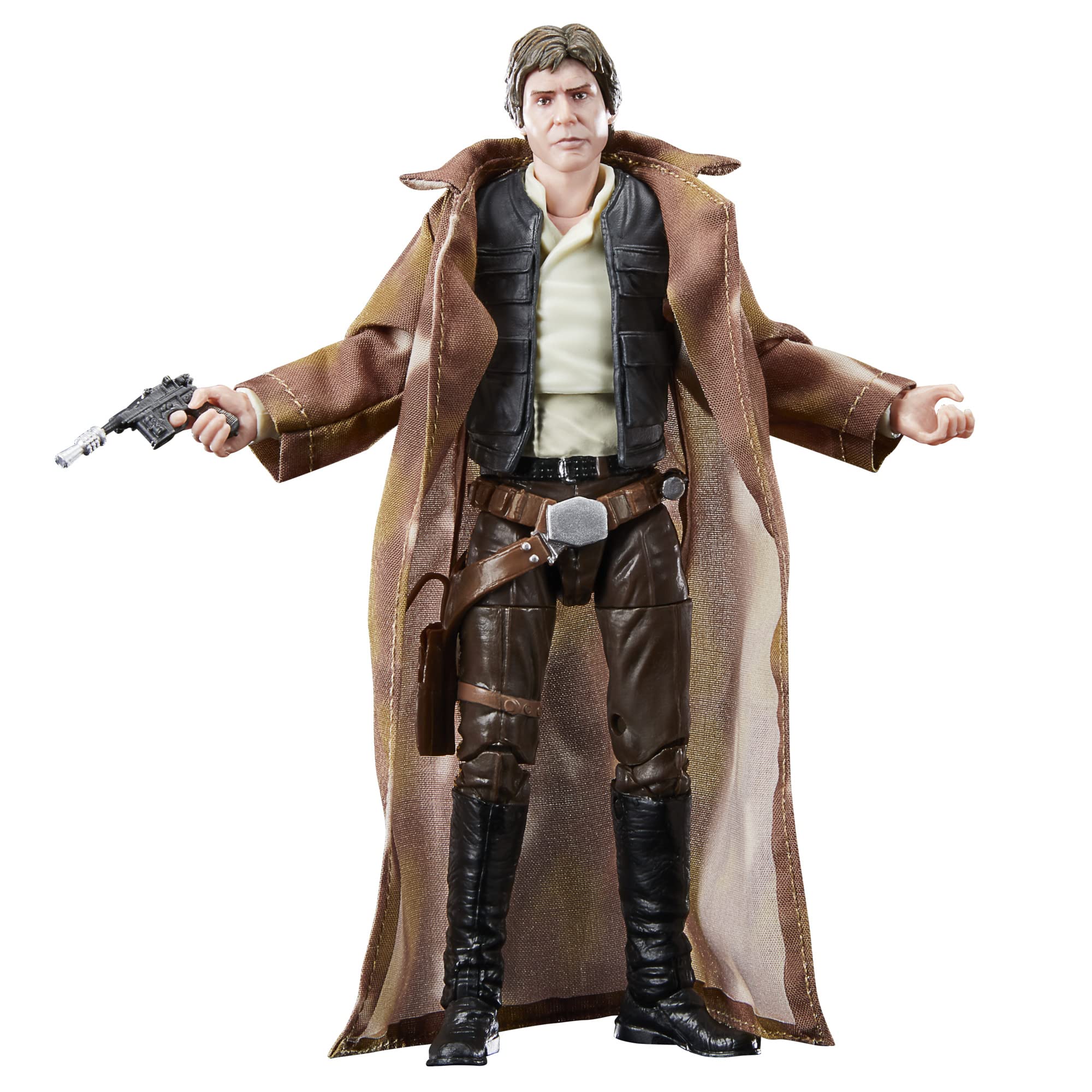 Star Wars Hasbro Wars The Black Series Han Solo, Wars: Return of Jedi 6-Inch Action Figures, F7072, Multicolor
