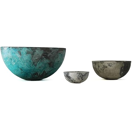 Malta di Geris - tazón de fuente "Ikram" piedra, estilo de mármol