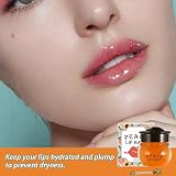 Anulely Honey Peach Lip Mask Balm for Dry Lips Overnight Plumper Moisturiser view 9