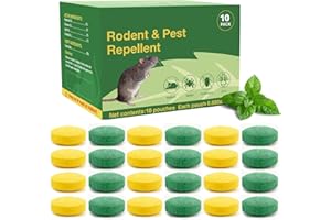 FAILPEST Rodents Repellent with Peppermint Oil for Squirrel - Mouse/Rat/Mole Repellent Balls for Indoor/Outdoor, Car Engines, Garage, Attic - Mice Deterrent Alternative to Moth Balls & Mouse Traps.