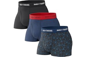 Pair of Thieves Men’s Trunks Underwear Multipack – Cooling Mesh, No-Chafe Comfort, Stay-Put Fit, Breathable Performance