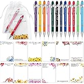 Eersida 72 Pcs Regalos Cristianos En Español Spanish Christian Note and Spanish Pen with Gift Bag Religious Message Reminder Notebook for Religious Preacher Church Nurse Teachers