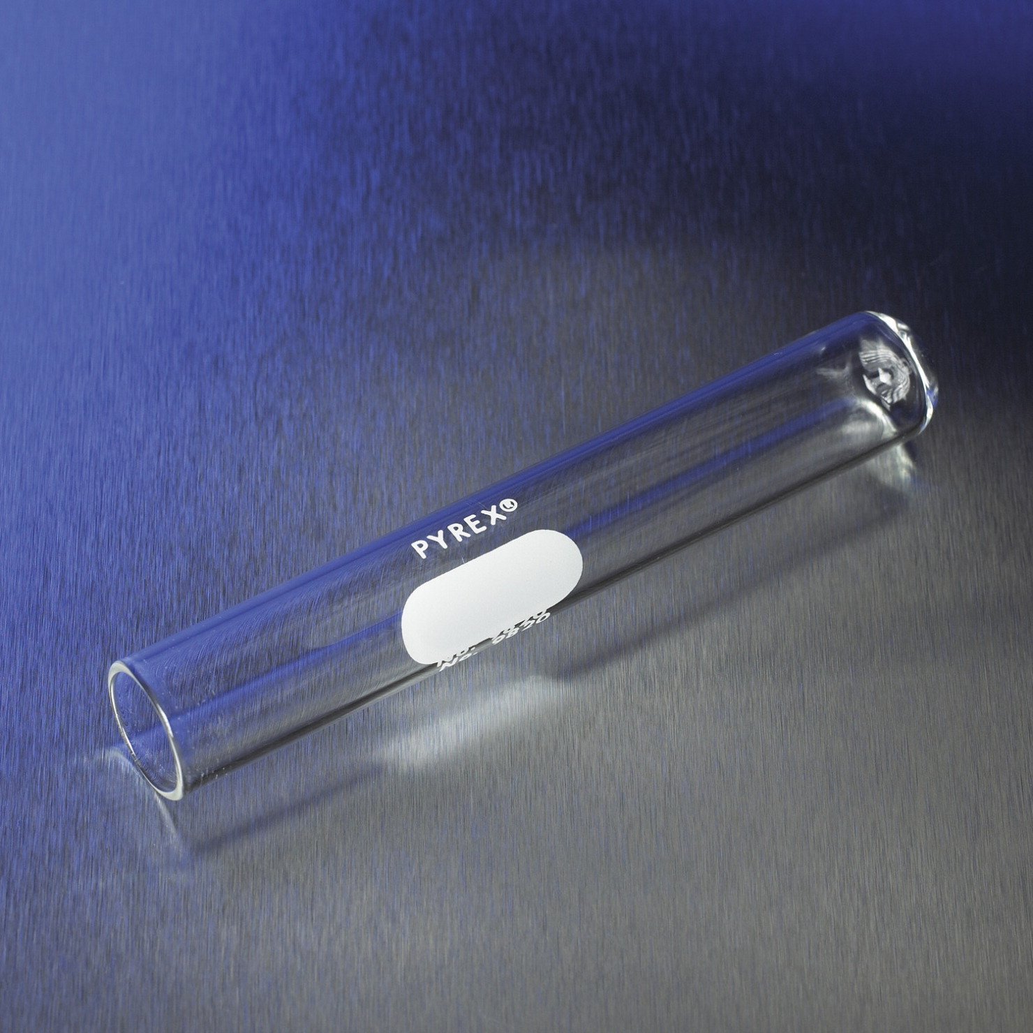 Corning Pyrex 982016XX Borosilicate Glass Round Bottom 20mL Reusable Rimless Culture Tube, 16mm