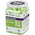 Flents Ear Plugs, 50 Pair, Ear Plugs for Sleeping, Snoring, Loud Noise, Traveling, Concerts, Construction, & Studying, Contou
