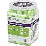 Flents Ear Plugs, 50 Pair, Ear Plugs for Sleeping, Snoring, Loud Noise, Traveling, Concerts, Construction, & Studying, Contou