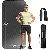 Extra Large And Long Wide Yoga Mat 84" x 30",Yoga Mats & Exercise Mats For Home Workout,Gym Mat Home,Wide Workout Mat For Lon