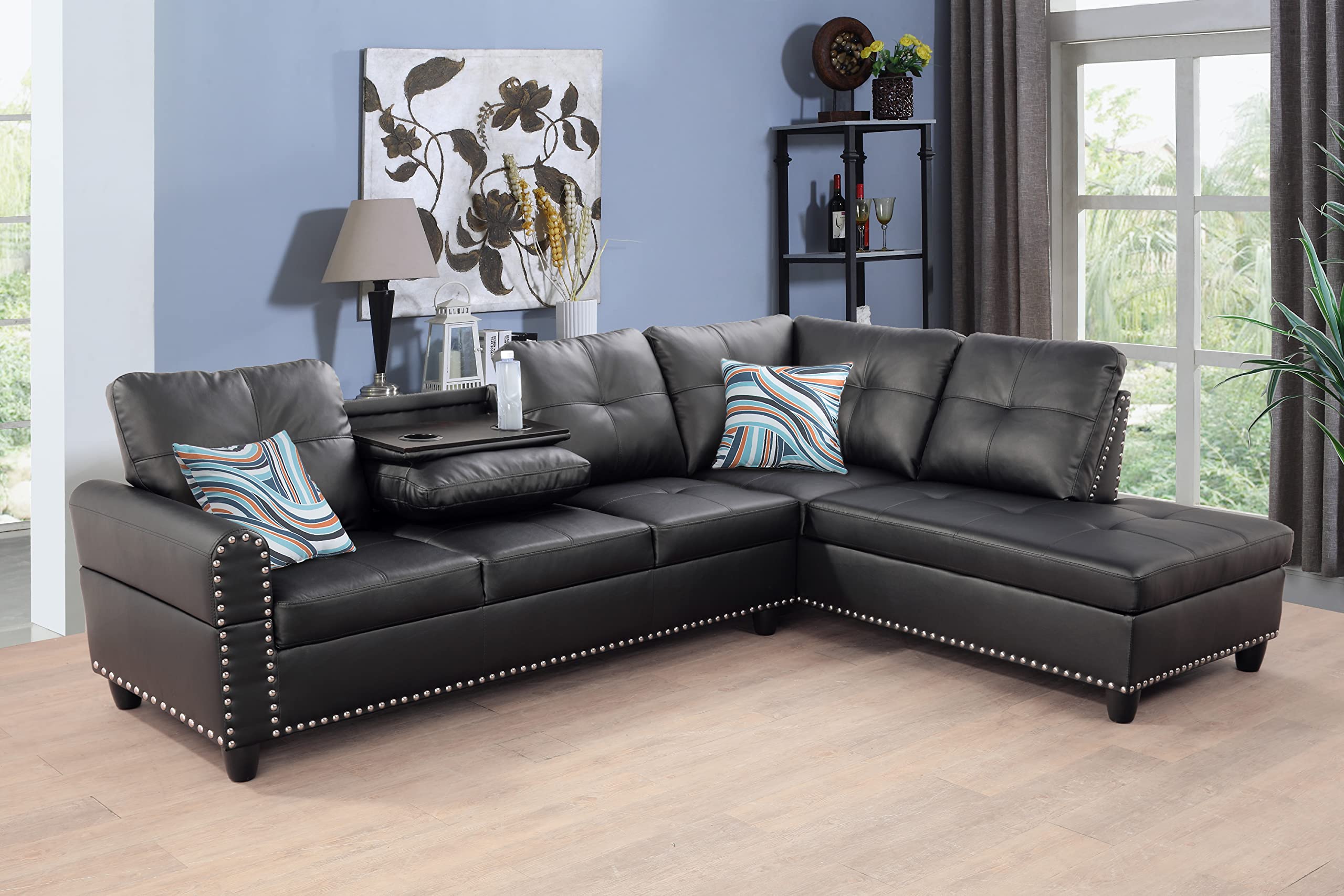 Photo 1 of **PARTIAL SET***
FUOROLA Everest L Shape Sectional Sofa for Living Room for Apartment, Game Room, Guest Room and Office