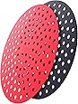 Airware Reusable Air Fryer Liners – 9 Inch Round, The Original Non-Stick Silicone Air Fryer Mats | Air Fryer Accessories For Ninja, Gourmia, Power XL, Chefman, GoWise, and More | BPA Free (2-Pack)