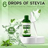 NKD Living Pure Stevia Liquid Drops 50ml Unflavoured with Glass Dropper view 2