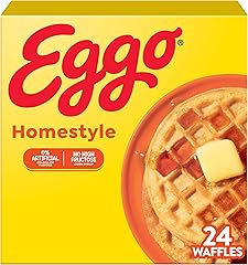 Eggo Homestyle Waffles, Breakfast Food, Frozen Breakfast, 24 Waffles (Frozen)