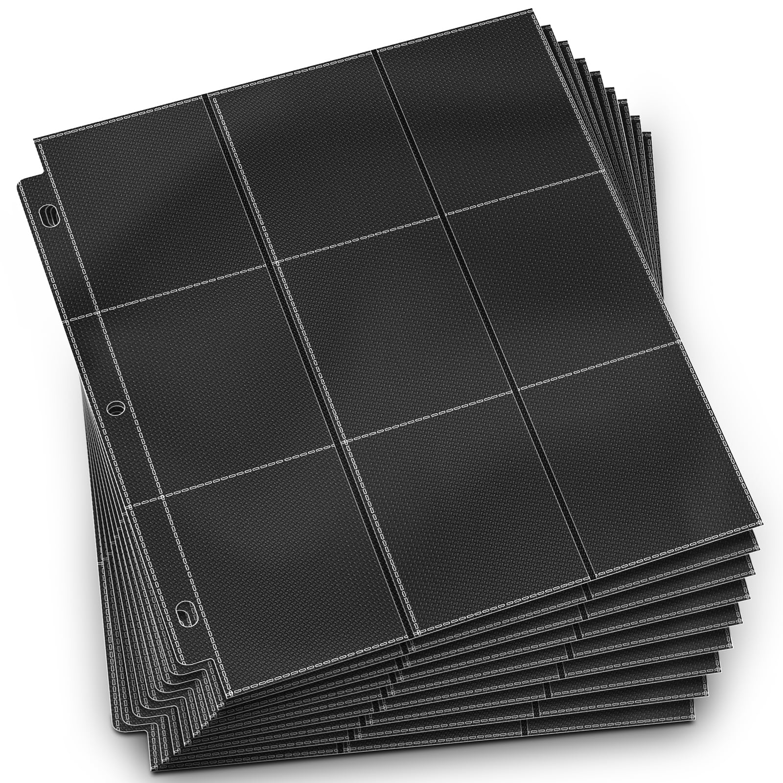 3600 Pockets Trading Card Binder Sleeves, Baseball Card Sleeves Fit for Standard Size Sport Cards, Baseball Card Holder for 3 Ring Binder Image