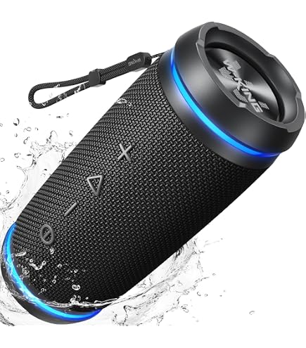 Amazon.com: W-KING IPX7 Waterproof Bluetooth Speaker, Loud