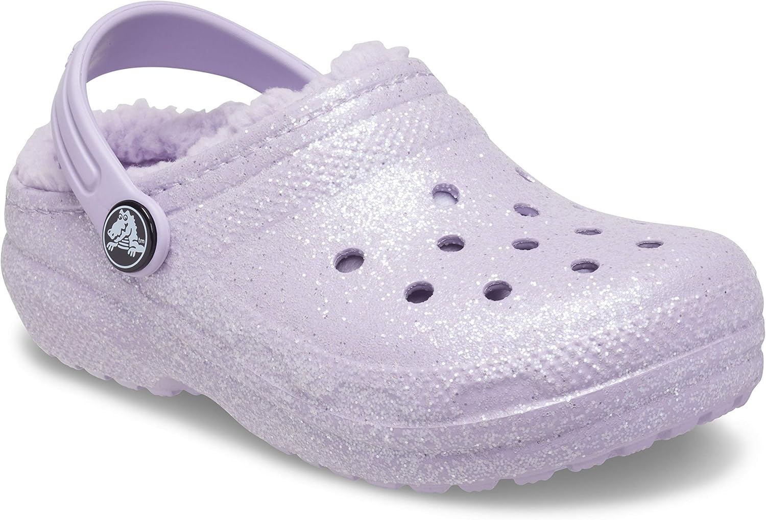 Crocs Unisex Kid's Classic Glitter Lined Clog K Amazon.co.uk Shoes & Bags