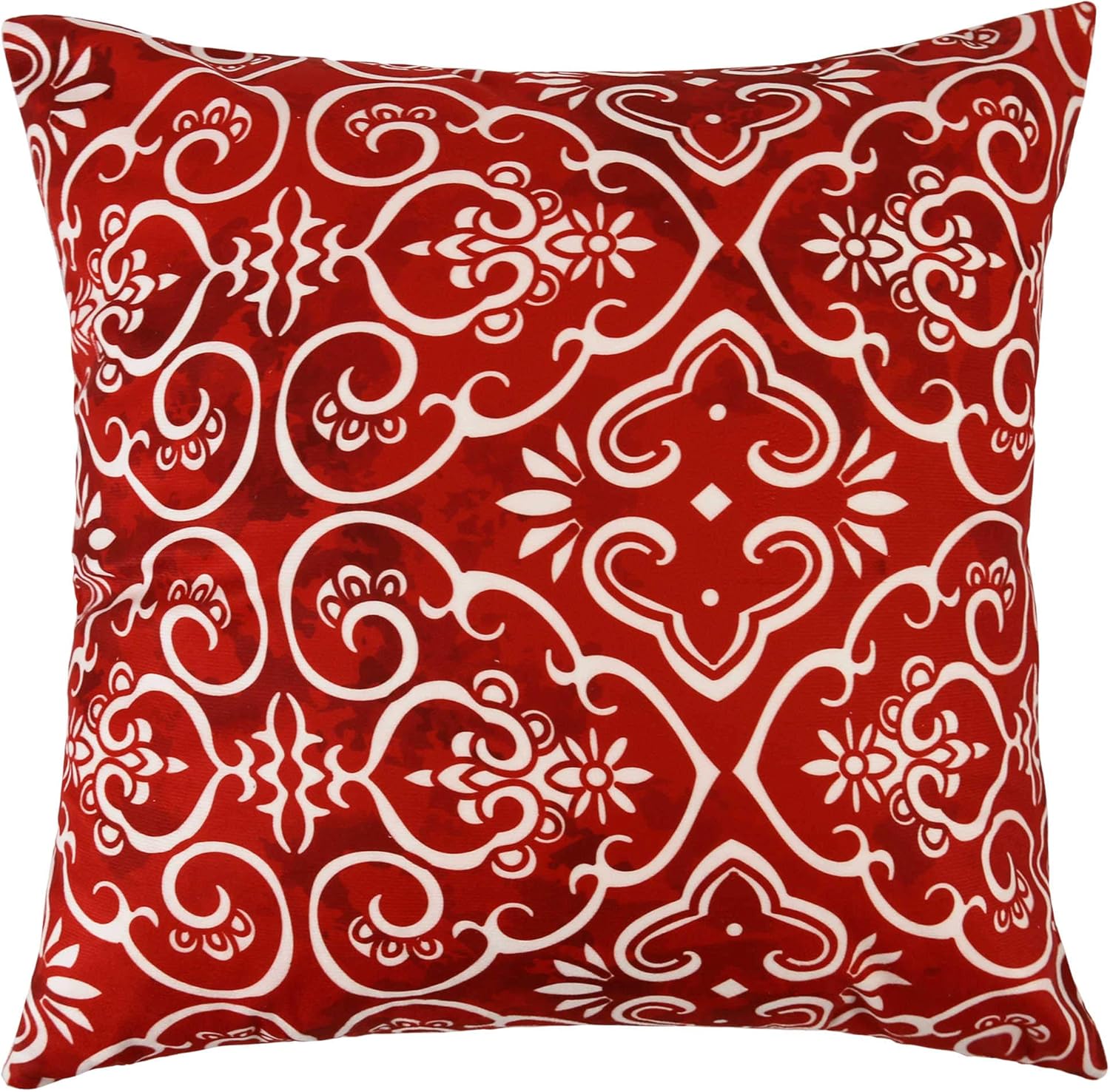 Reusable Velvet Pillow Cover 18 x 18" 1 Pack Washable Square Throw Pillow Covers with Inside Zipper Pillowcase Decorative Pillowslip for Couch Home Yard Car Decoration Geometric Pattern(No Inserts): Home & Kitchen
