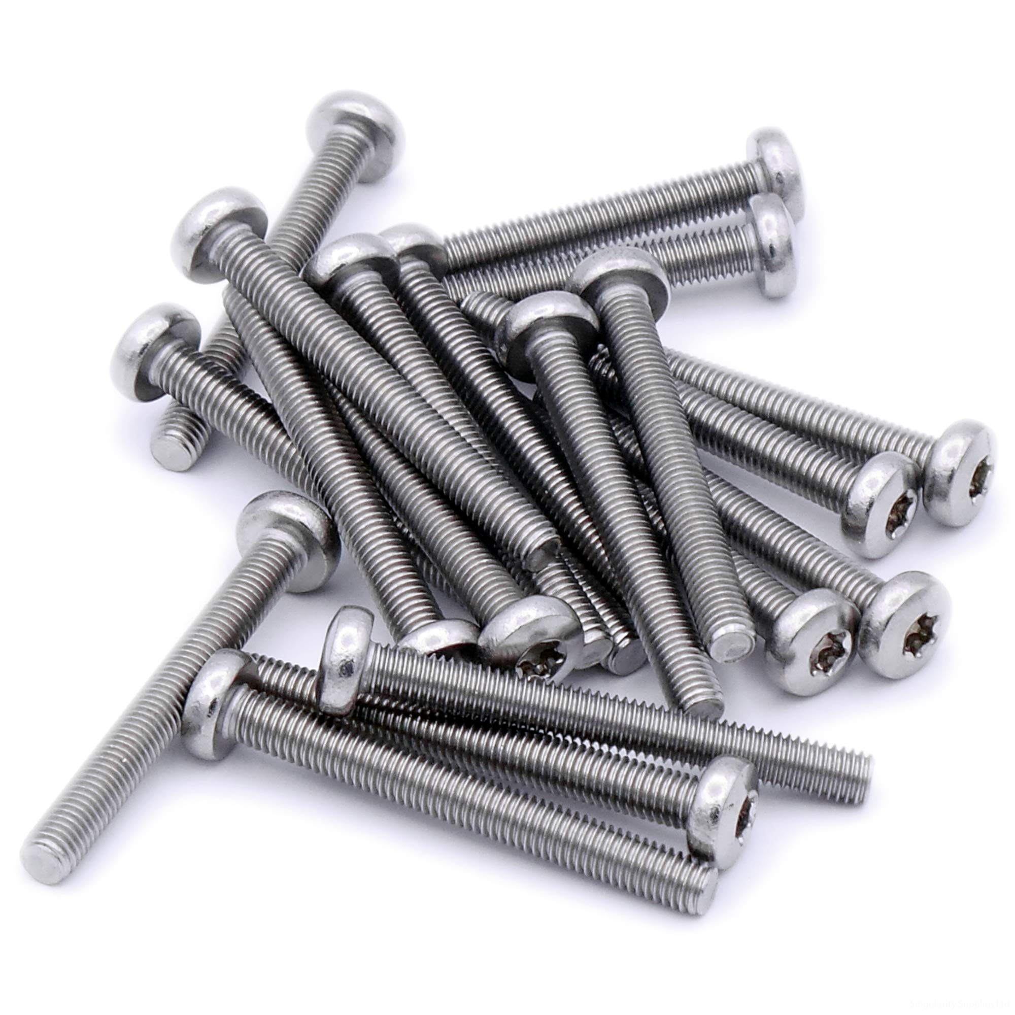 M8 (8mm x 35mm) TX Pan Machine Screw (Bolt) - Stainless Steel (A2) (Pack of 10)