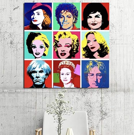 Amazon Co Jp 木枠貼り付け加工済み 大型サイズあり アンディ ウォーホル Andy Warhol ポップ アート キャンバス ポスター インテリア 美術品 マリリン モンロー 最後の晩餐 キャンベル スープ缶 Campbell S Soup Cans 絵画 40 40cm ホビー 通販