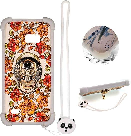 Amazon Com Funda Para Assurance Wireless Ans Ul40 4 Funda De Silicona Frontera Pc Hard Backplane Cover Kl