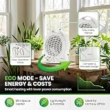 Rainberg 2KW Fan Heater with Thermostat and 2 Heat Settings view 7