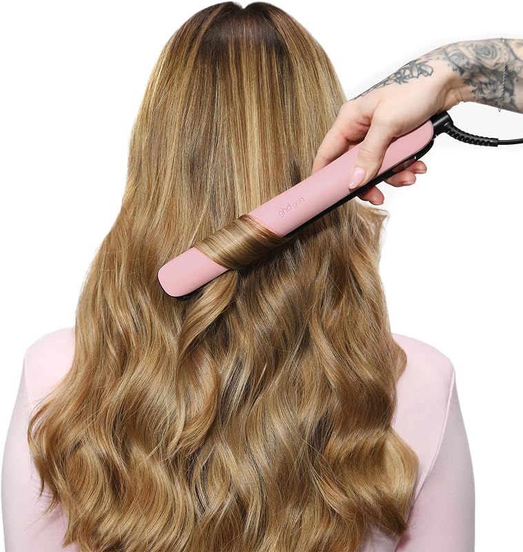 Gold Styler in Edizione Limitata Dusted Pink – con Custodia Termoresistente Coordinata – Styling professionale avanzato per capelli lisci e setosi con maggiore brillantezza – Adatta a tutti i tipi