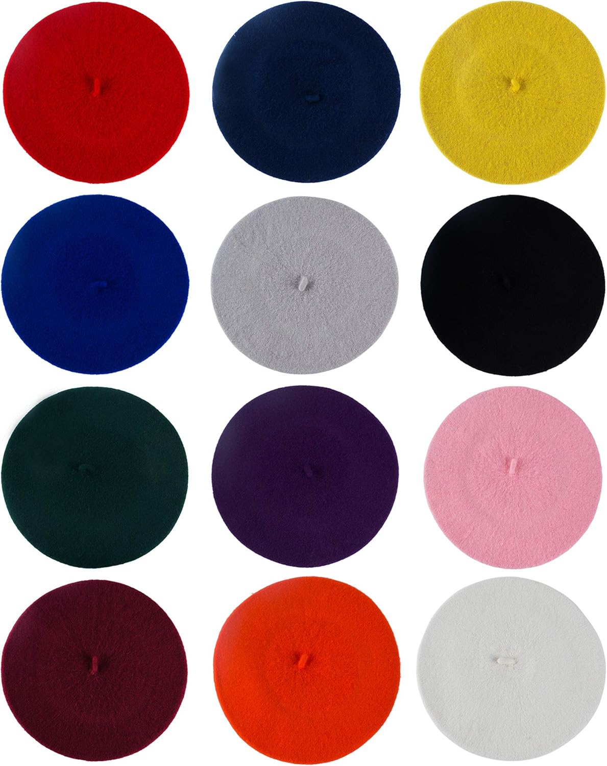 Berets for Adults - French Beret - Artist Hat - Pack by CoverYourHair at  Women’s Clothing store
