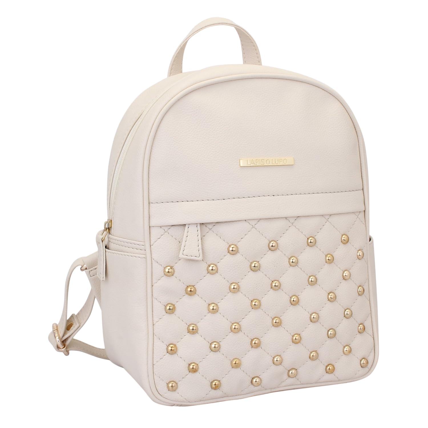 lapis o lupo dong repeat women backpack (off white)