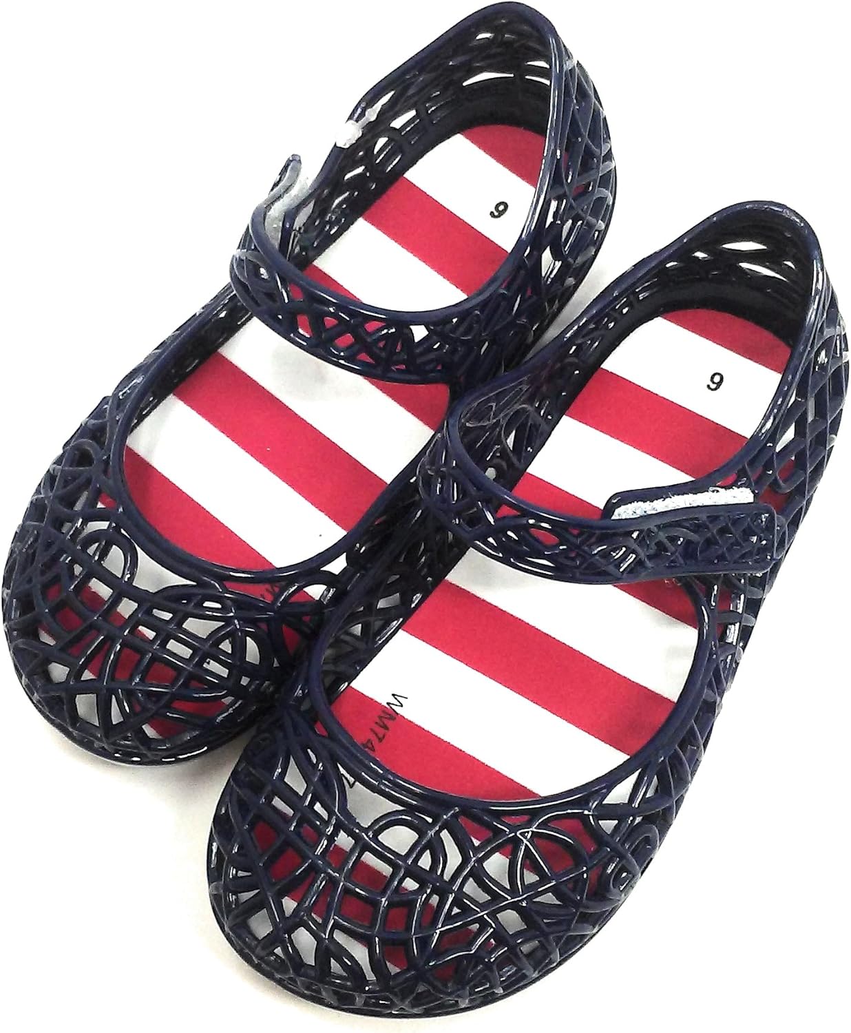 girls navy blue sandals