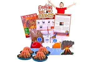 I'm The Chef Too! Baking Kit, Erupting Volcano Adventure Cooking Kit, Enjoy, Educational STEM Recipes and Learning to Bake (Cake Maker)