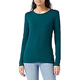 Amazon Essentials Women's Regular-Fit Long-Sleeve Crewneck T-Shirt (Available in Plus Size)