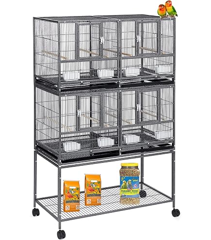 Amazon.com : Flyline Set of 3 Breeding Bird Carrier Cage with
