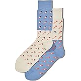 Hot Sox Men's Food and Booze Novelty Casual Crew