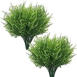 LOVENIMEN Artificial Plants, Plastic Grass Fern