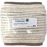 1/4" Cotton Piping Cord, Size 2 (9 yds)